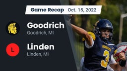 Recap: Goodrich  vs. Linden  2022