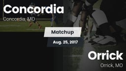 Matchup: Concordia High vs. Orrick  2017