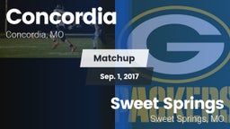 Matchup: Concordia High vs. Sweet Springs  2017