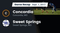 Recap: Concordia  vs. Sweet Springs  2017