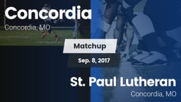 Matchup: Concordia High vs. St. Paul Lutheran  2017