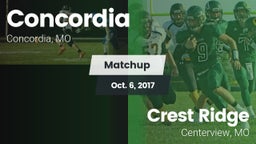 Matchup: Concordia High vs. Crest Ridge  2017