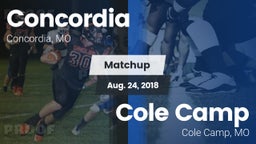 Matchup: Concordia High vs. Cole Camp  2018