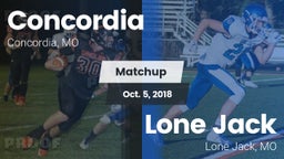 Matchup: Concordia High vs. Lone Jack  2018