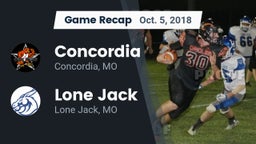 Recap: Concordia  vs. Lone Jack  2018