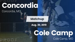 Matchup: Concordia High vs. Cole Camp  2019