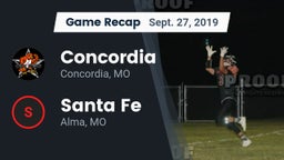 Recap: Concordia  vs. Santa Fe  2019