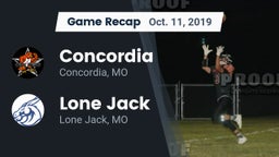 Recap: Concordia  vs. Lone Jack  2019