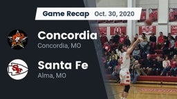 Recap: Concordia  vs. Santa Fe  2020