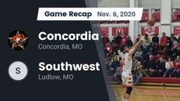 Recap: Concordia  vs. Southwest  2020