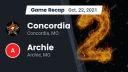Recap: Concordia  vs. Archie  2021
