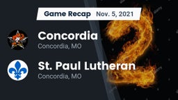 Recap: Concordia  vs. St. Paul Lutheran  2021