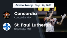 Recap: Concordia  vs. St. Paul Lutheran  2022