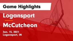 Logansport  vs McCutcheon  Game Highlights - Jan. 15, 2021