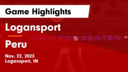 Logansport  vs Peru  Game Highlights - Nov. 22, 2023