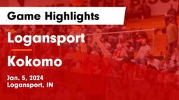 Logansport  vs Kokomo  Game Highlights - Jan. 5, 2024
