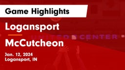 Logansport  vs McCutcheon  Game Highlights - Jan. 12, 2024