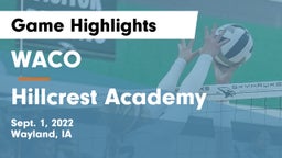 WACO  vs Hillcrest Academy Game Highlights - Sept. 1, 2022