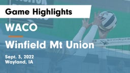 WACO  vs Winfield Mt Union Game Highlights - Sept. 3, 2022