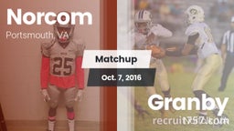 Matchup: Norcom  vs. Granby  2016