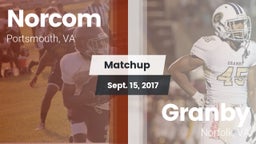 Matchup: Norcom  vs. Granby  2017