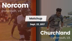 Matchup: Norcom  vs. Churchland  2017