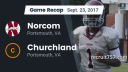 Recap: Norcom  vs. Churchland  2017