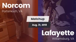 Matchup: Norcom  vs. Lafayette  2018