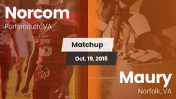 Matchup: Norcom  vs. Maury  2018