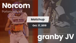 Matchup: Norcom  vs. granby JV 2019