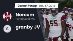 Recap: Norcom  vs. granby JV 2019