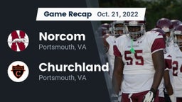 Recap: Norcom  vs. Churchland  2022