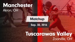 Matchup: Manchester High vs. Tuscarawas Valley  2016