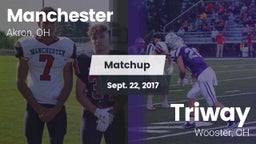 Matchup: Manchester High vs. Triway  2017