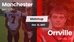 Matchup: Manchester High vs. Orrville  2017