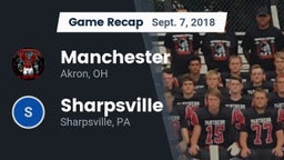 Recap: Manchester  vs. Sharpsville  2018