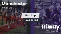 Matchup: Manchester High vs. Triway  2018