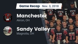 Recap: Manchester  vs. Sandy Valley  2018