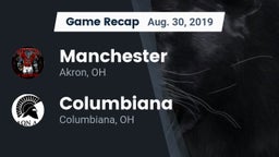 Recap: Manchester  vs. Columbiana  2019