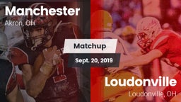 Matchup: Manchester High vs. Loudonville  2019