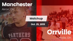 Matchup: Manchester High vs. Orrville  2019