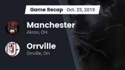 Recap: Manchester  vs. Orrville  2019