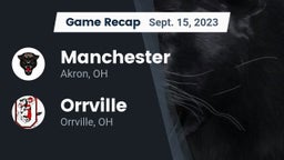 Recap: Manchester  vs. Orrville  2023