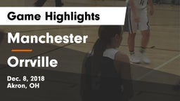 Manchester  vs Orrville  Game Highlights - Dec. 8, 2018