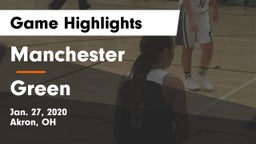 Manchester  vs Green  Game Highlights - Jan. 27, 2020