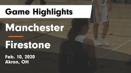 Manchester  vs Firestone  Game Highlights - Feb. 10, 2020