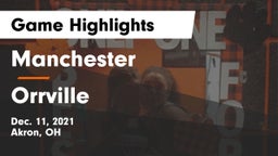 Manchester  vs Orrville  Game Highlights - Dec. 11, 2021