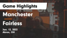 Manchester  vs Fairless  Game Highlights - Jan. 12, 2022