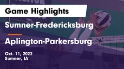 Sumner-Fredericksburg  vs Aplington-Parkersburg  Game Highlights - Oct. 11, 2022