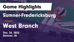Sumner-Fredericksburg  vs West Branch  Game Highlights - Oct. 24, 2022